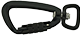 Sicherheitskarabiner Aluminium schwarz