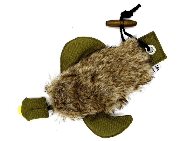 Enten Dummy mit Kunstfell