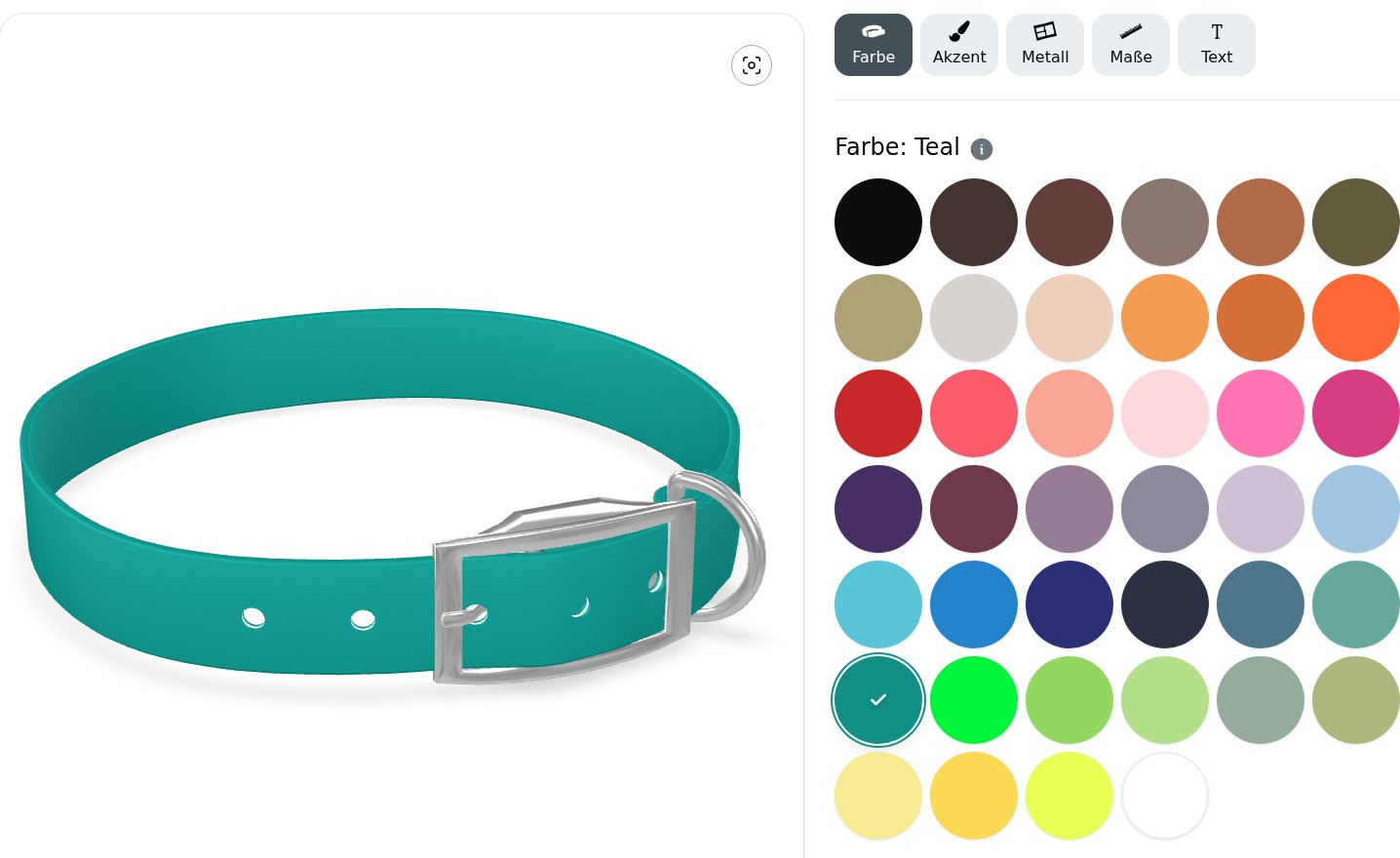 Biothane Halsband Farbe