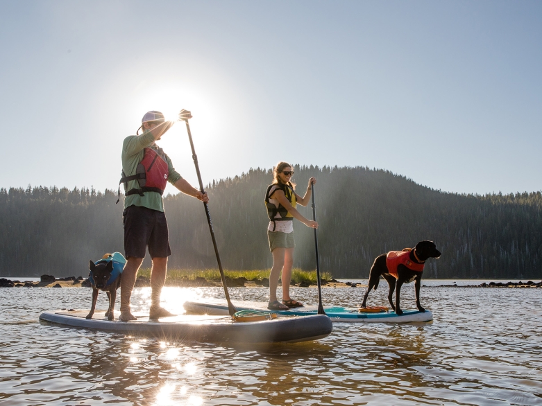 Standup Paddling mit Hund, Ruffwear