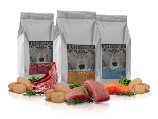 Hundefutter Leitwolf 3 Sorten<br>