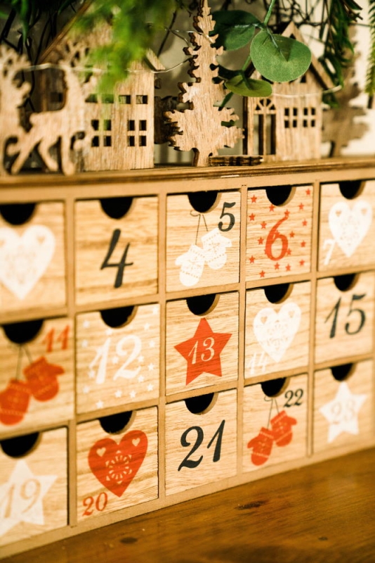 Adventskalender Holz
