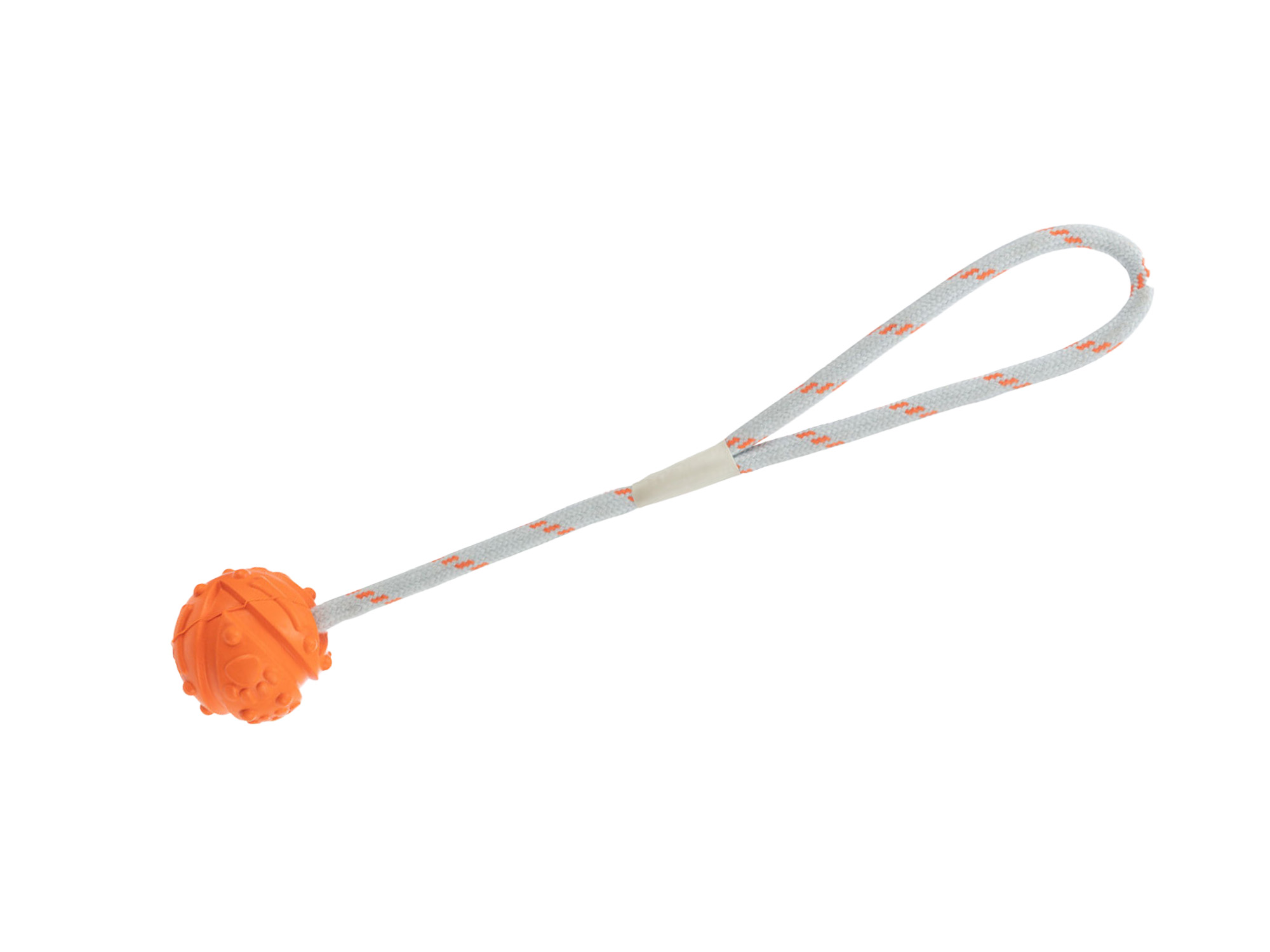 Aqua Toy Naturgummi-Ball am Seil, schwimmfähig 4,5 cm