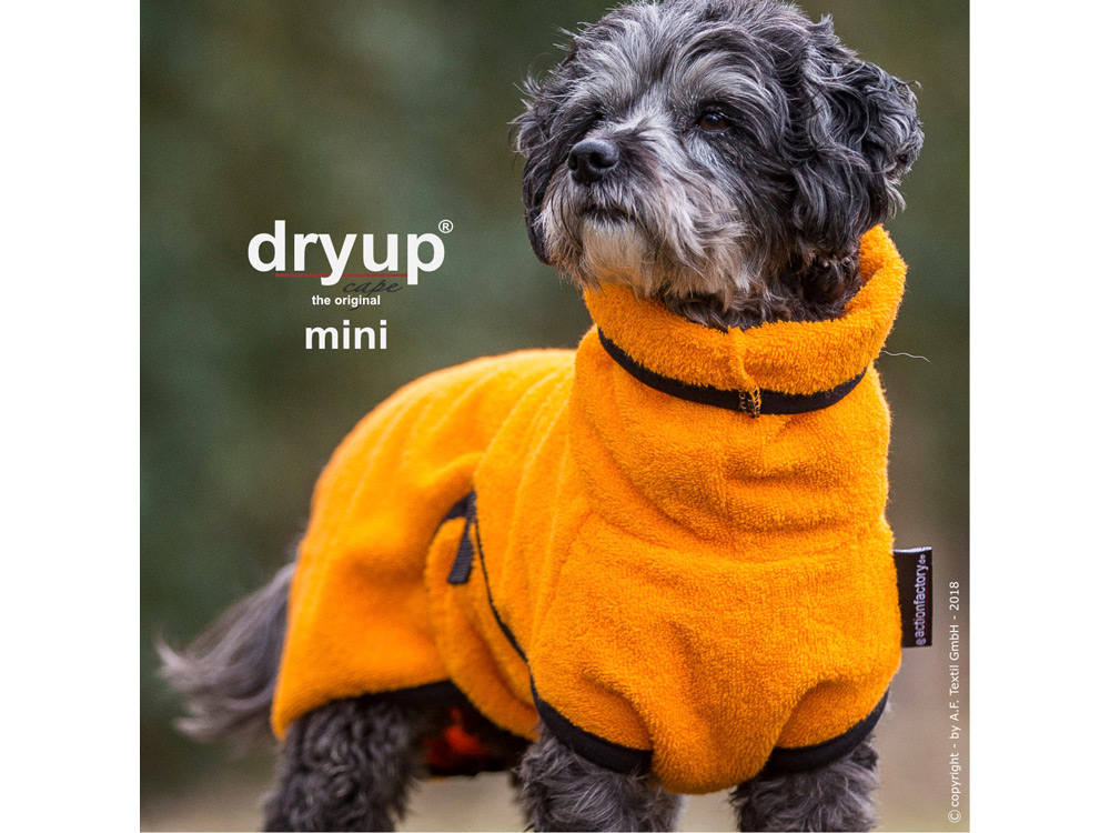 Dryup Cape Hundebademantel Mini clementine 35 cm