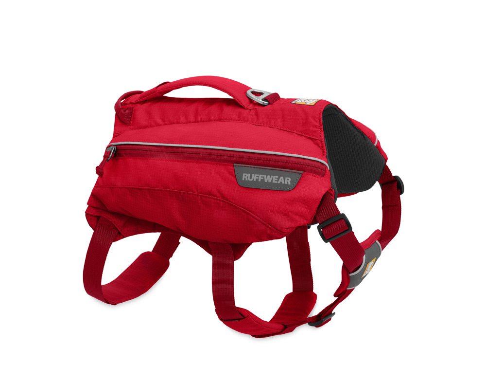 Ruffwear Singletrak™ Pack Hunderucksack red currant M