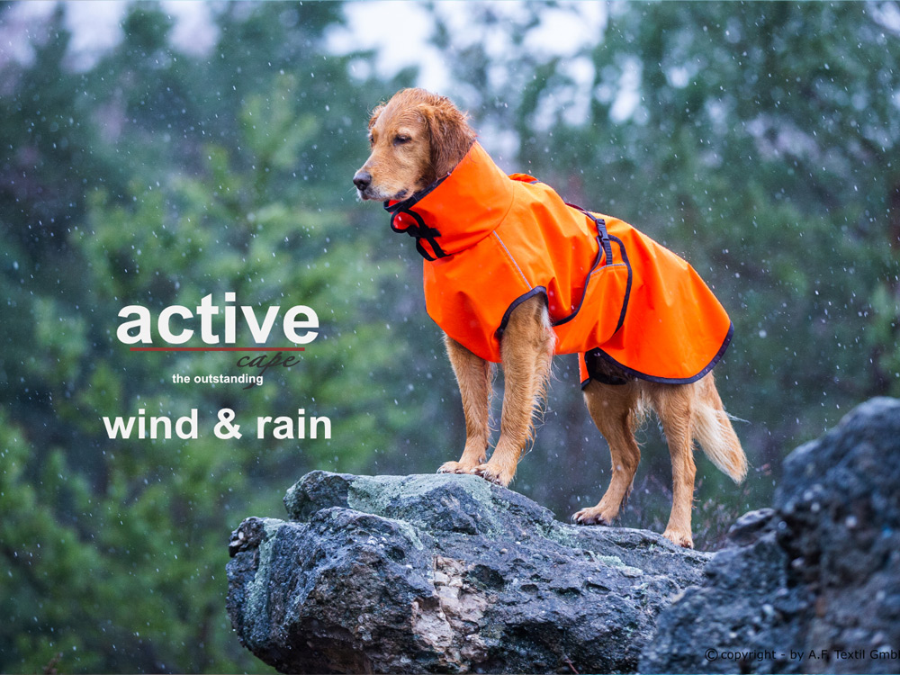 Active Cape Wind & Rain orange 77 cm, XXL