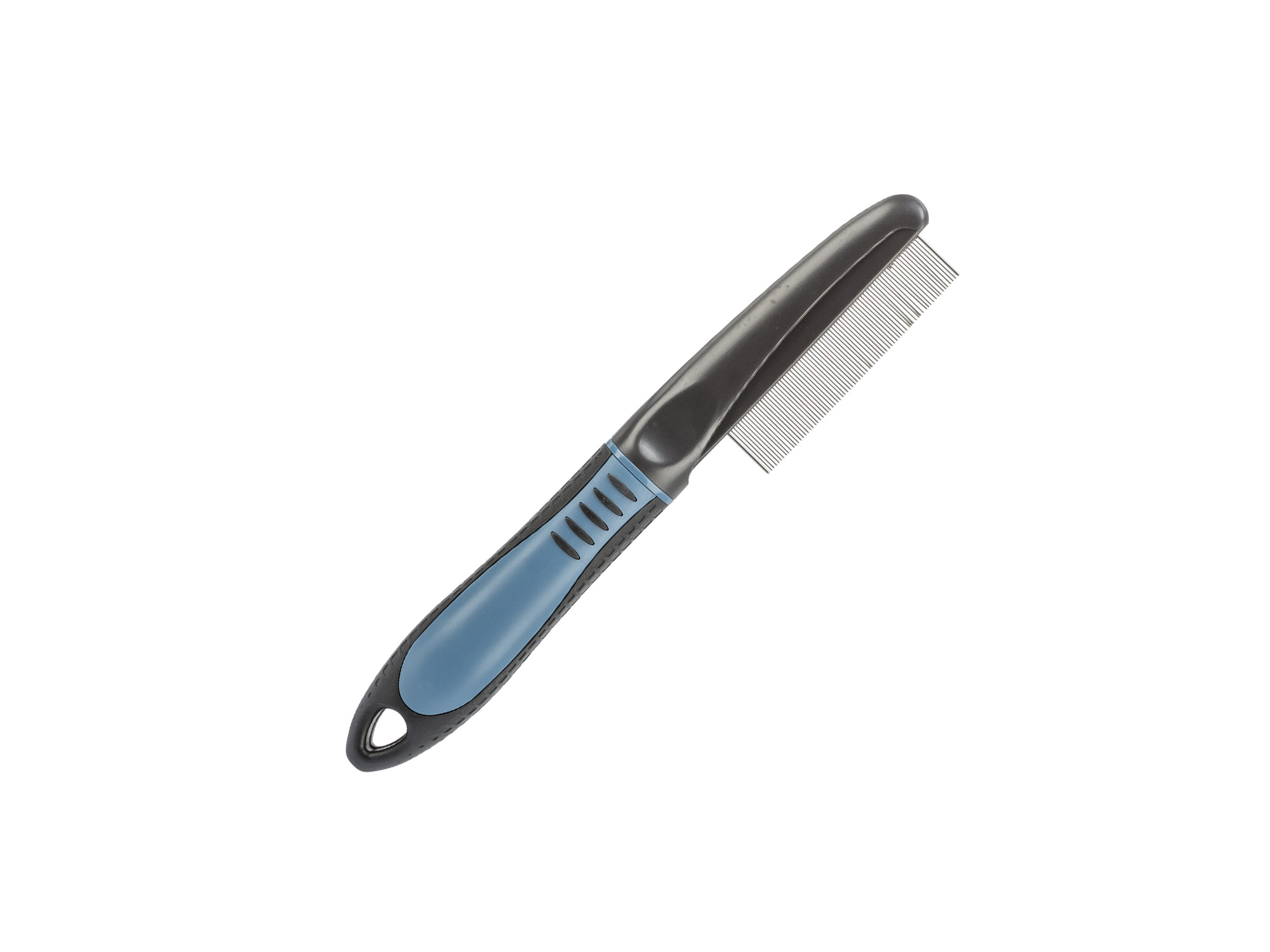Flohkamm mit Handgriff und Metallzinken Flohkamm mit Handgriff und Metallzinken