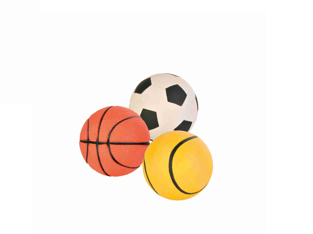 Spielball Moosgummi, 7 cm, schwimmfähig Spielball Moosgummi, 7 cm, schwimmfähig