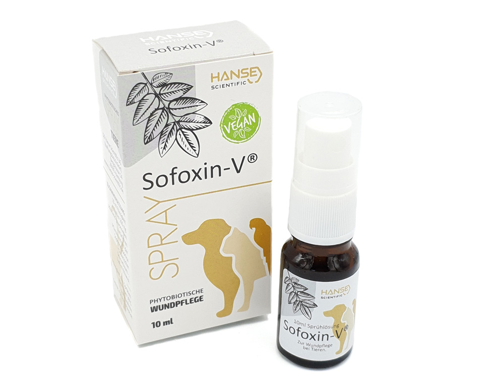 Sofoxin-V natürliches Wundpflegespray für Hunde