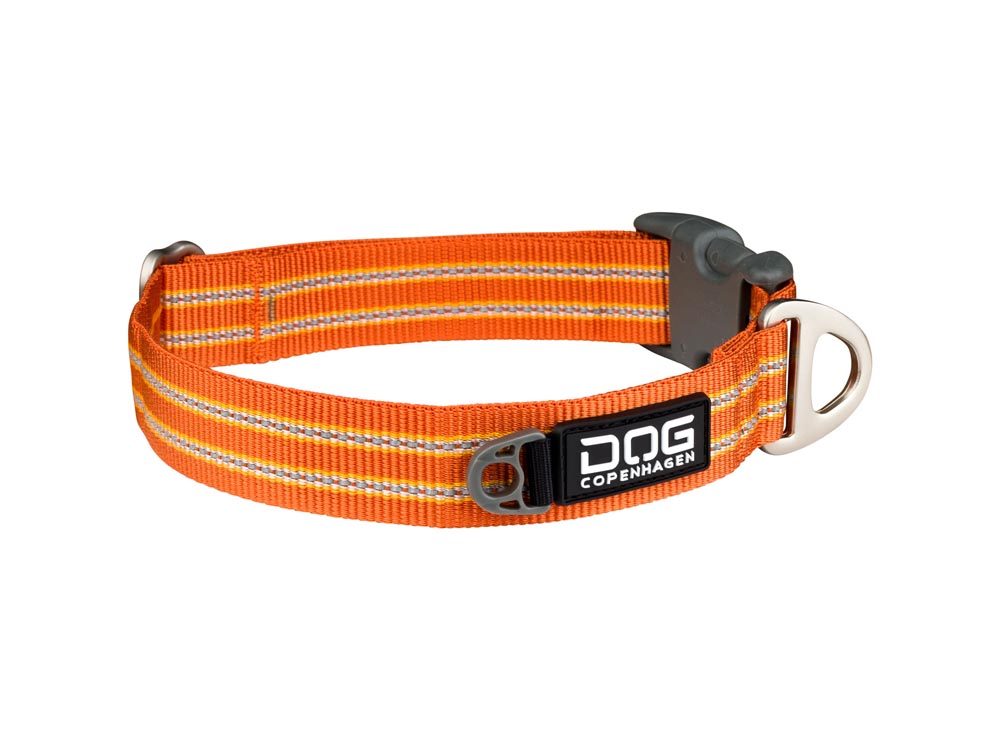 Dog Copenhagen Urban Style V2 Halsband Orange Sun L Dog Copenhagen Urban Style V2 Halsband Orange Sun L