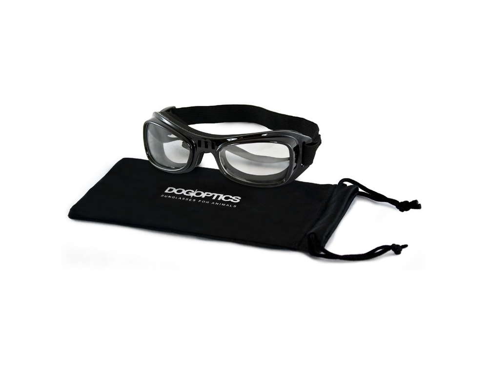 DogOptics Sonnen- und Schutzbrille für Hunde -L- verspiegelte Gläser