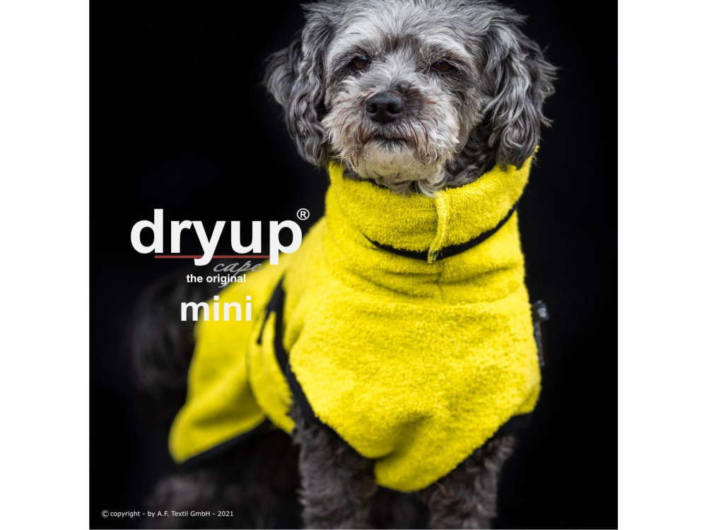 Dryup Cape Hundebademantel Mini lime 30 cm