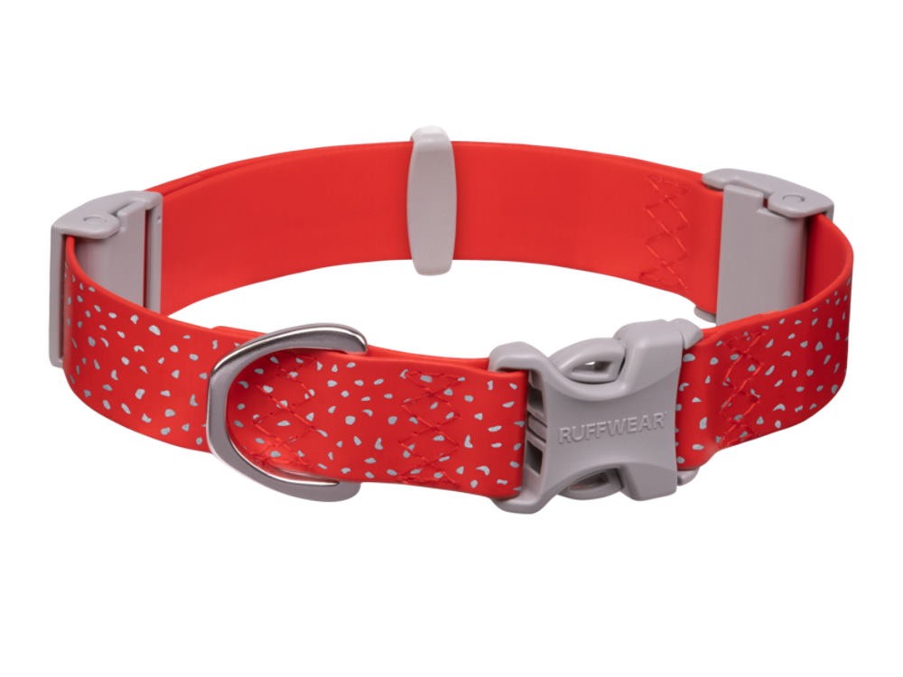 Ruffwear Confluence reflektierendes Hundehalsband Red Sumac 36-51 cm
