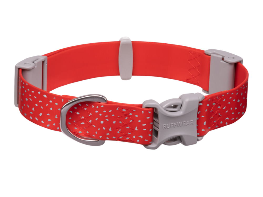 Ruffwear Confluence reflektierendes Hundehalsband Red Sumac 51-66 cm Ruffwear Confluence reflektierendes Hundehalsband Red Sumac 51-66 cm