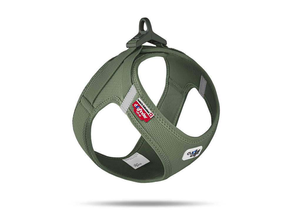 Curli Brustgeschirr Clasp Air-Mesh moos 2XS Curli Brustgeschirr Clasp Air-Mesh moos 2XS