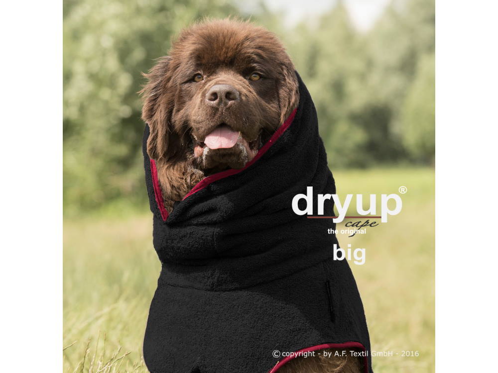 Dryup Cape Hundebademantel BIG black 3XL (84 cm) Dryup Cape Hundebademantel BIG black 3XL (84 cm)